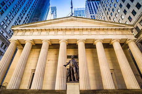Classic Roman architecture and columns on Wall Art from New York Stock Exchange collection