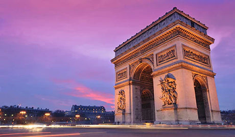 Paris collection wall art featuring the historic Triumphal Arch, a classical architecture landmark