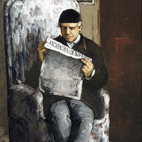 Paul Cézanne's modern art watercolor painting featuring tobacco products illustration