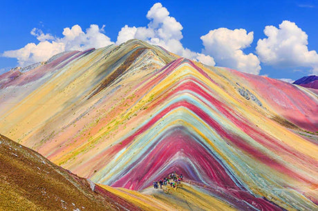 Stunning geological formation wall art from the Peru Collection