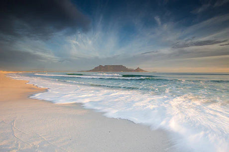 South African beach wall art featuring a stunning coastal horizon with a serene sea view
