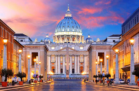 Stunning Vatican City landmark featuring classical architecture and iconic dome in metropolitan area