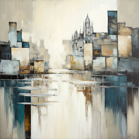 abstract architecture wall art collection 