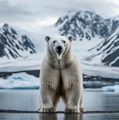 polar bear wall art collection