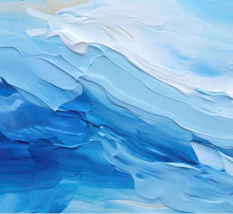 Blue wall art collection