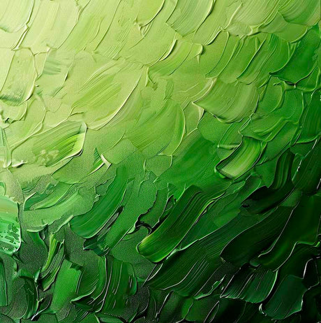 Green wall art collection