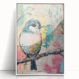 Framed acrylic display showcasing a sleek white front view, perfect for modern decor. Ideal for showcasing art or photography in stylish interiors.