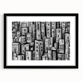 Extra large abstract art print with vibrant, colorful textures on canvas, suitable for living room decor.