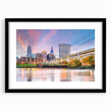 Extra large abstract art print on canvas, featuring textured, colorful swirls, suitable for living room decor.