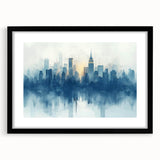 Extra large abstract art print with vibrant, colorful textures on canvas, suitable for living room decor.