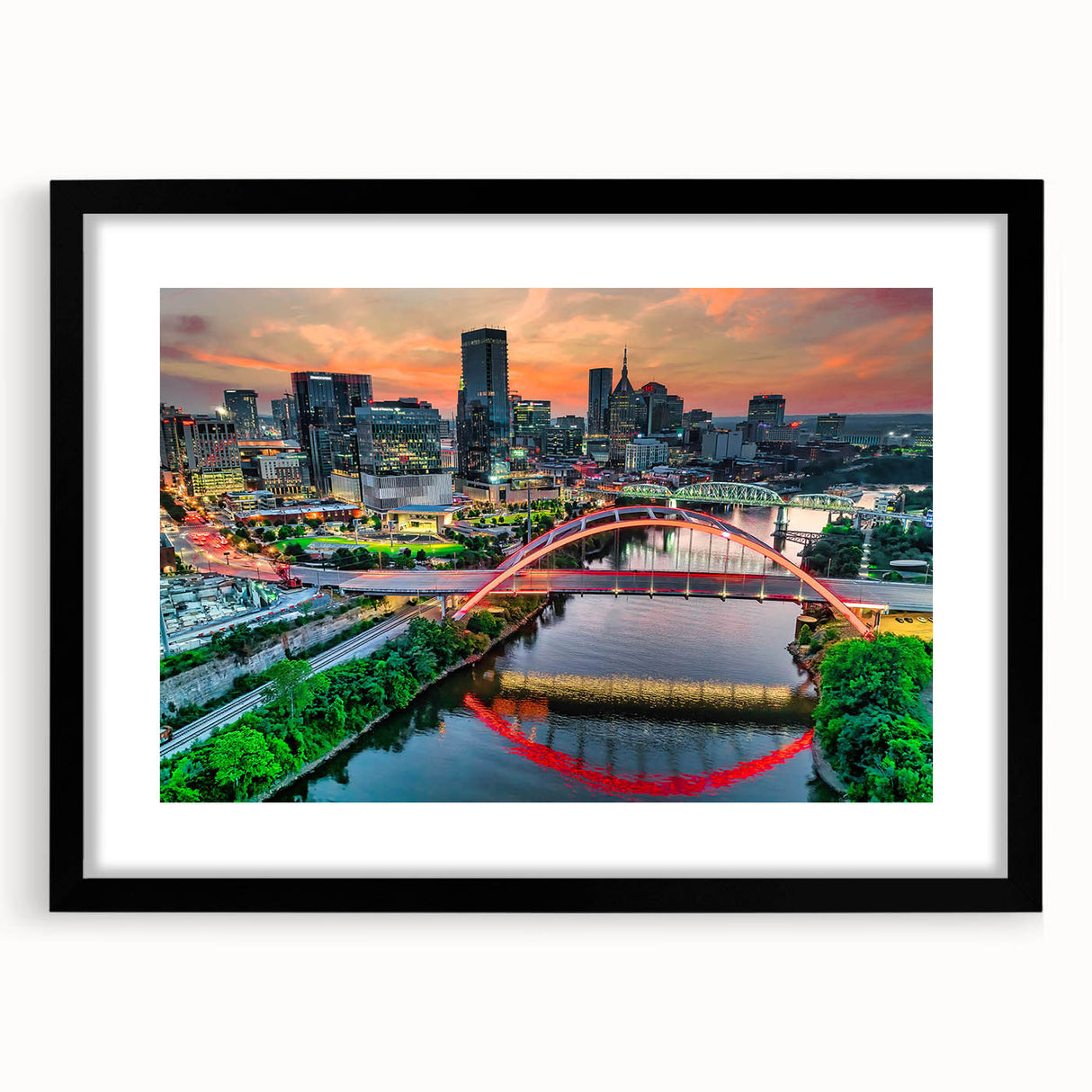 Extra large abstract art print featuring vibrant, colorful textured patterns on canvas, ideal for living room decor.