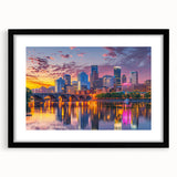 Extra large abstract art print featuring vibrant, textured swirls of multiple colors on canvas, ideal for living room decor.