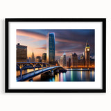 Extra large abstract art print featuring vibrant, colorful textures on canvas, ideal for living room decor.