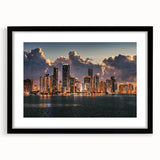 Abstract art print featuring vibrant, textured swirls in multiple colors on a large canvas, ideal for living room decor.