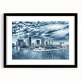 Extra large, textured abstract art print with vibrant multicolor swirls on canvas, ideal for living room decor.