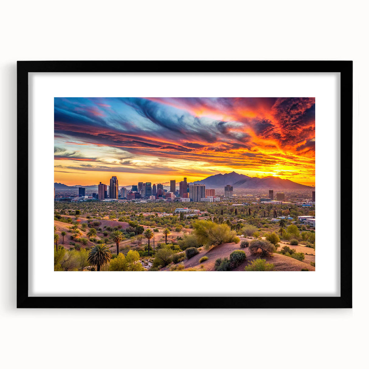 Extra large abstract art print featuring vibrant, colorful textures on canvas, ideal for living room decor.