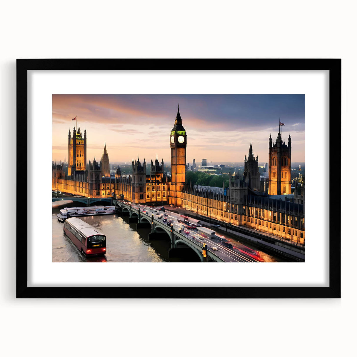 Abstract art print featuring vibrant, colorful textures on extra large canvas, suitable for living room decor.