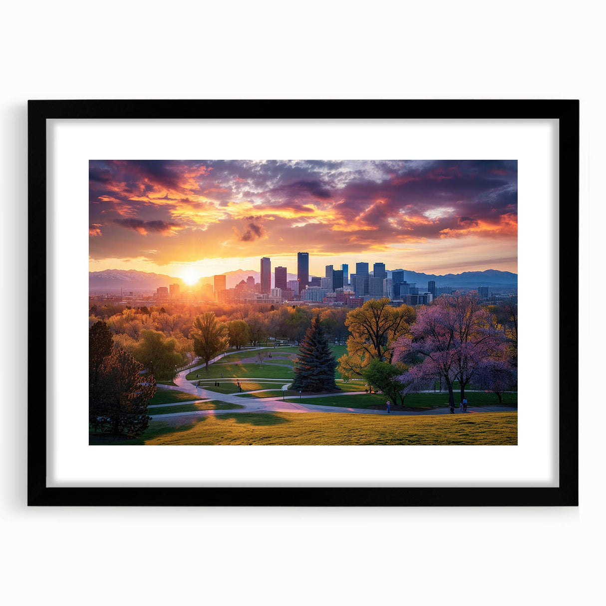 Abstract art print featuring swirls of vibrant colors on textured large canvas, ideal for living room decor.