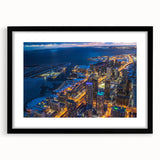 Extra large abstract art print with vibrant, textured colors on canvas, ideal for living room decor.