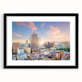 Extra large abstract art print featuring vibrant, textured swirls of color, ideal for living room decor.