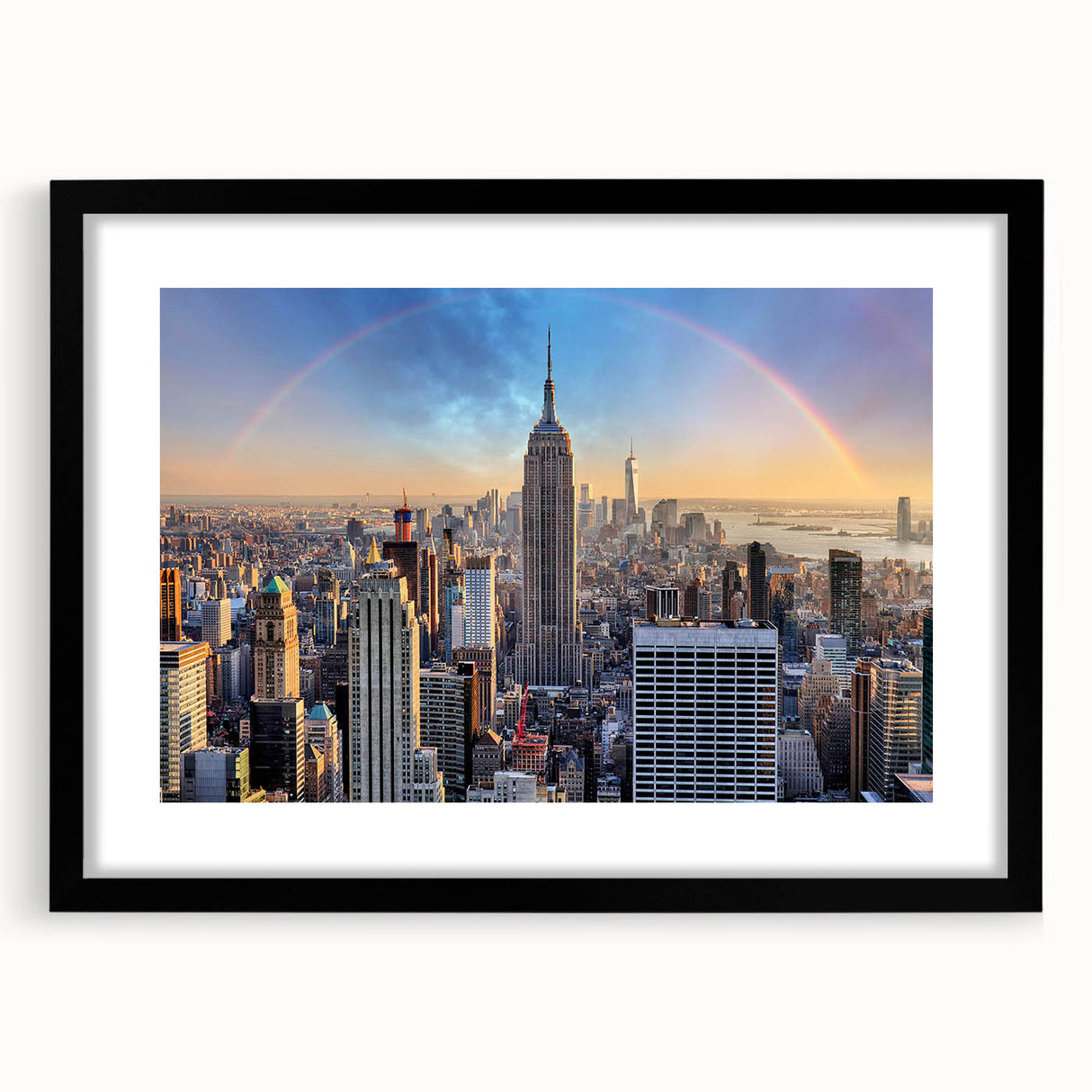 Extra large textured abstract art print with vibrant multicolor swirls on canvas, ideal for living room decor.