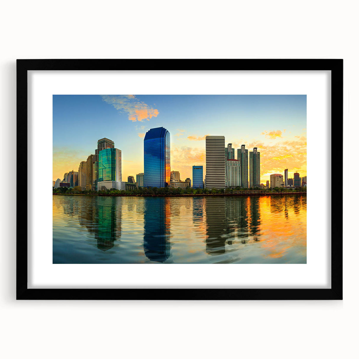 Extra large abstract art print with colorful, textured strokes on canvas, ideal for living room ambiance.