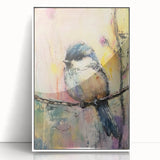 Framed acrylic artwork showcasing a vibrant white front view, ideal for modern home decor, adding a touch of elegance and sophistication to any room setting.