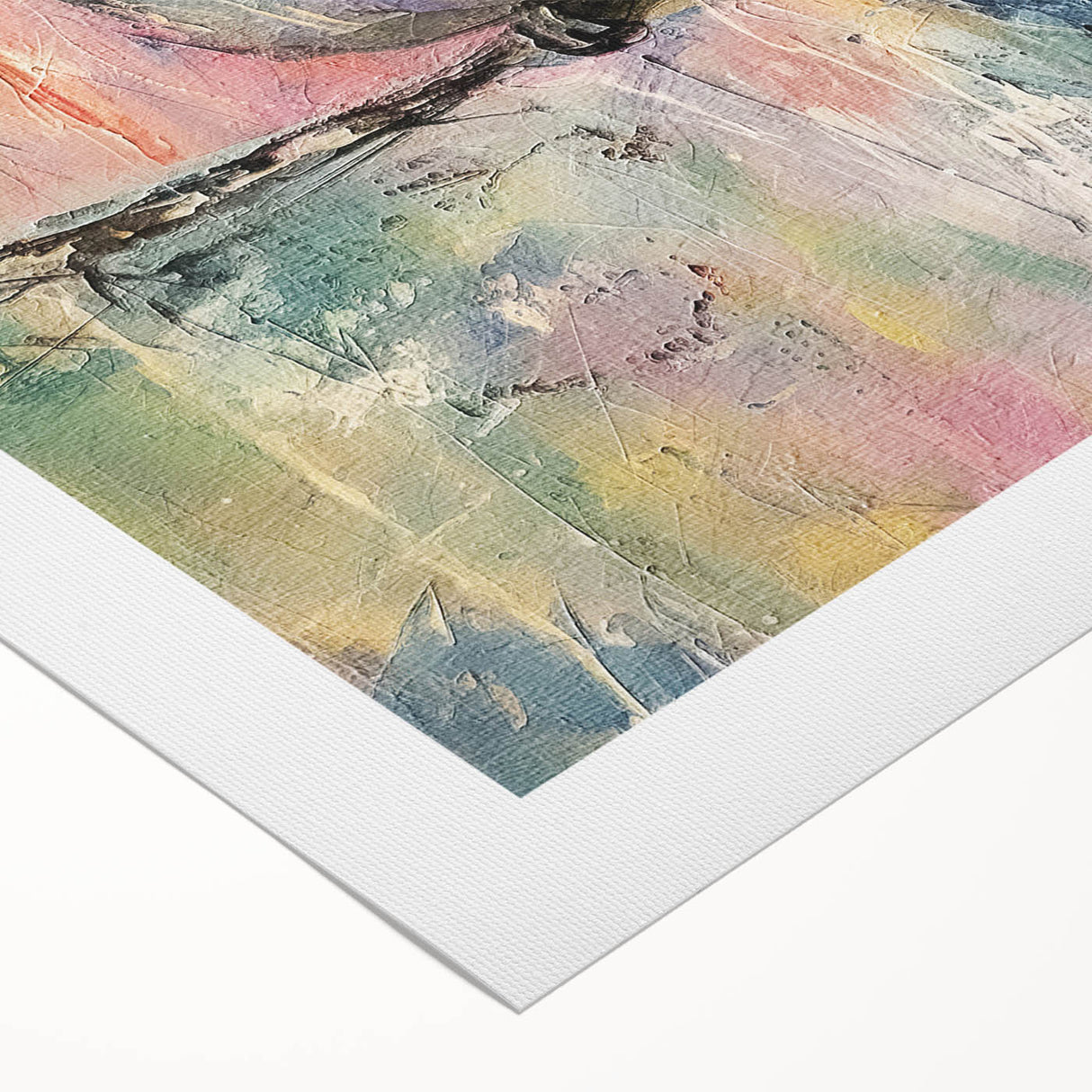 Rolled canvas showcasing vibrant African wall art with intricate tribal patterns, elegantly packaged in a protective cardboard tube, perfect for home decor.