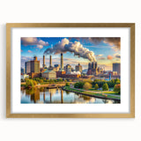 Extra large abstract art print with textured swirls in muted earth tones on canvas, suitable for living room decor.