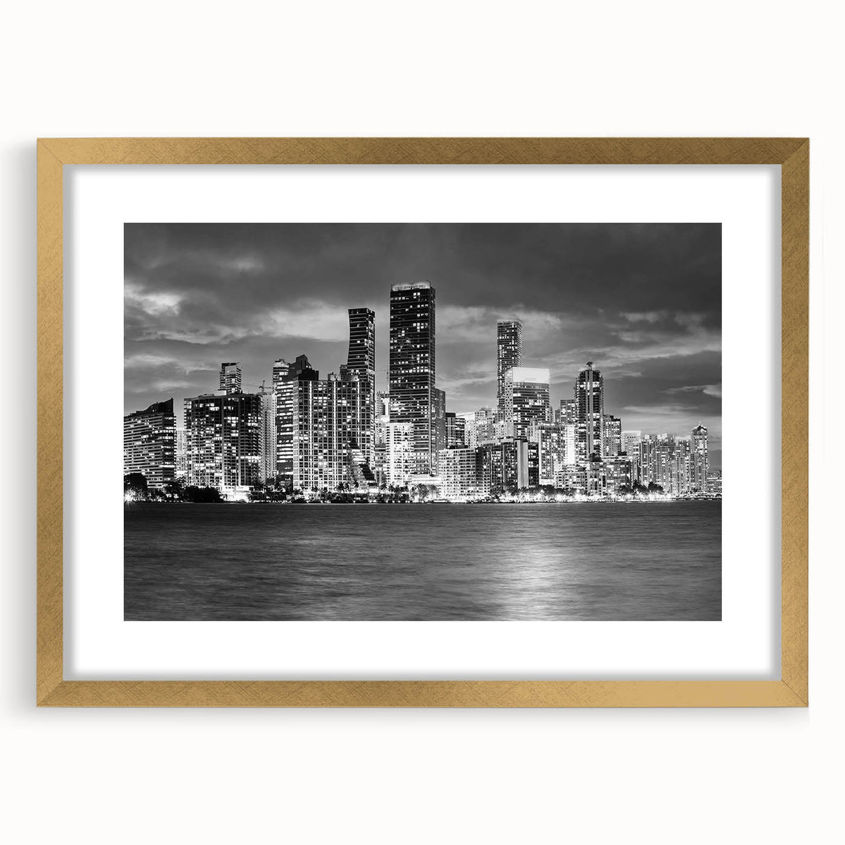 Extra large abstract art print on canvas, featuring a textured mix of blue and gray tones, ideal for living room decor.