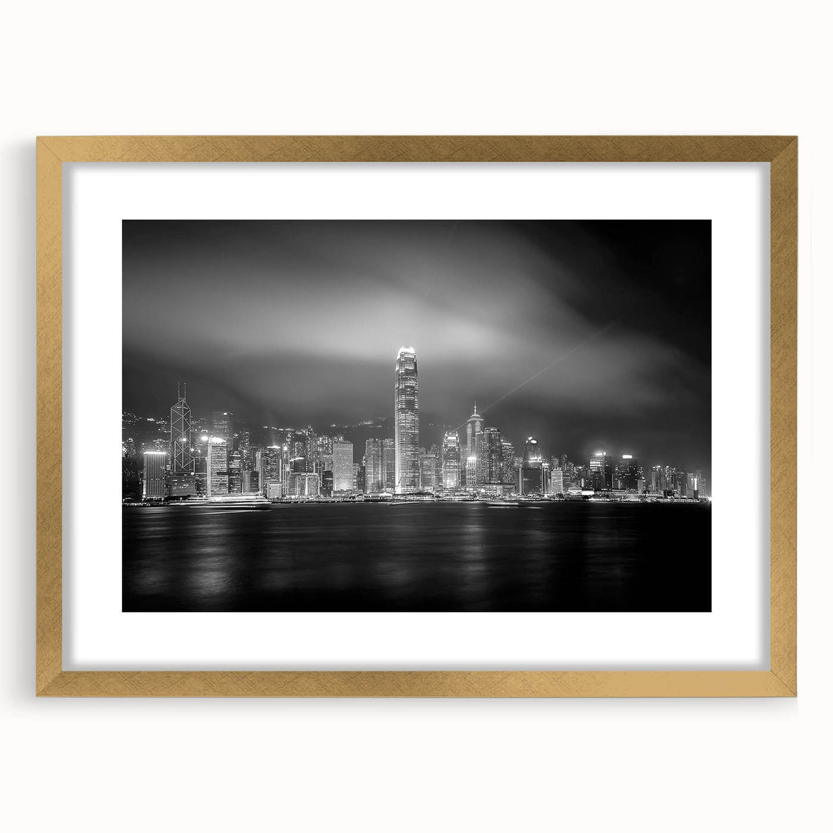 Extra large abstract art print on canvas with textured blue and gray swirls, suitable for living room decor.