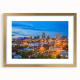 Extra large abstract art print on canvas, featuring textured waves in blue and gray tones, ideal for living room decor.