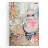 Stretched canvas print displaying vibrant African tribal art with intricate patterns and bold colors, ideal for home decor or cultural exhibitions.