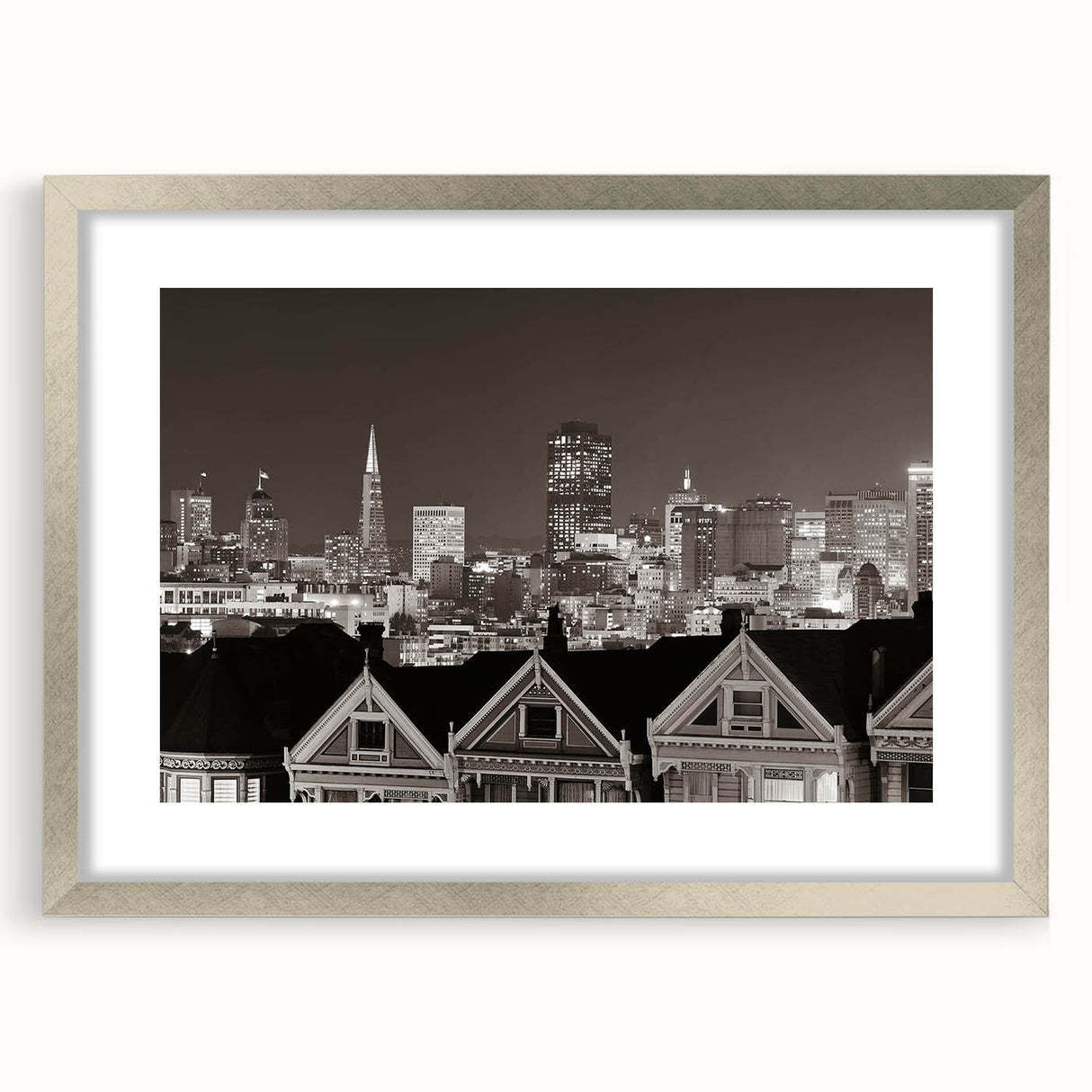 Textured abstract art print in earthy tones on canvas, suitable for enhancing bedroom decor.