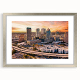 Textured abstract art print in muted gray and blue tones on canvas, suitable for modern bedroom ambiance.