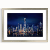 Textured abstract art print in muted gray and blue, acrylic on canvas, suitable for bedroom decor.