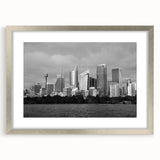 Textured abstract art print in muted gray and blue tones on canvas, suitable for modern bedroom decor.