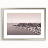 Textured abstract art print in muted earth tones on canvas, suitable for bedroom wall decor.