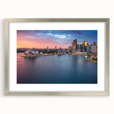 Textured abstract art print in muted gray and blue tones on canvas, suitable for modern bedroom decor.