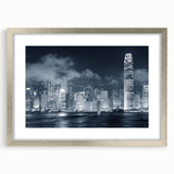 Textured art print featuring abstract swirls in muted gray and blue tones on canvas, suitable for bedroom decor.