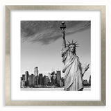 Extra large abstract art print on canvas, featuring textured swirls in deep blue and white tones.