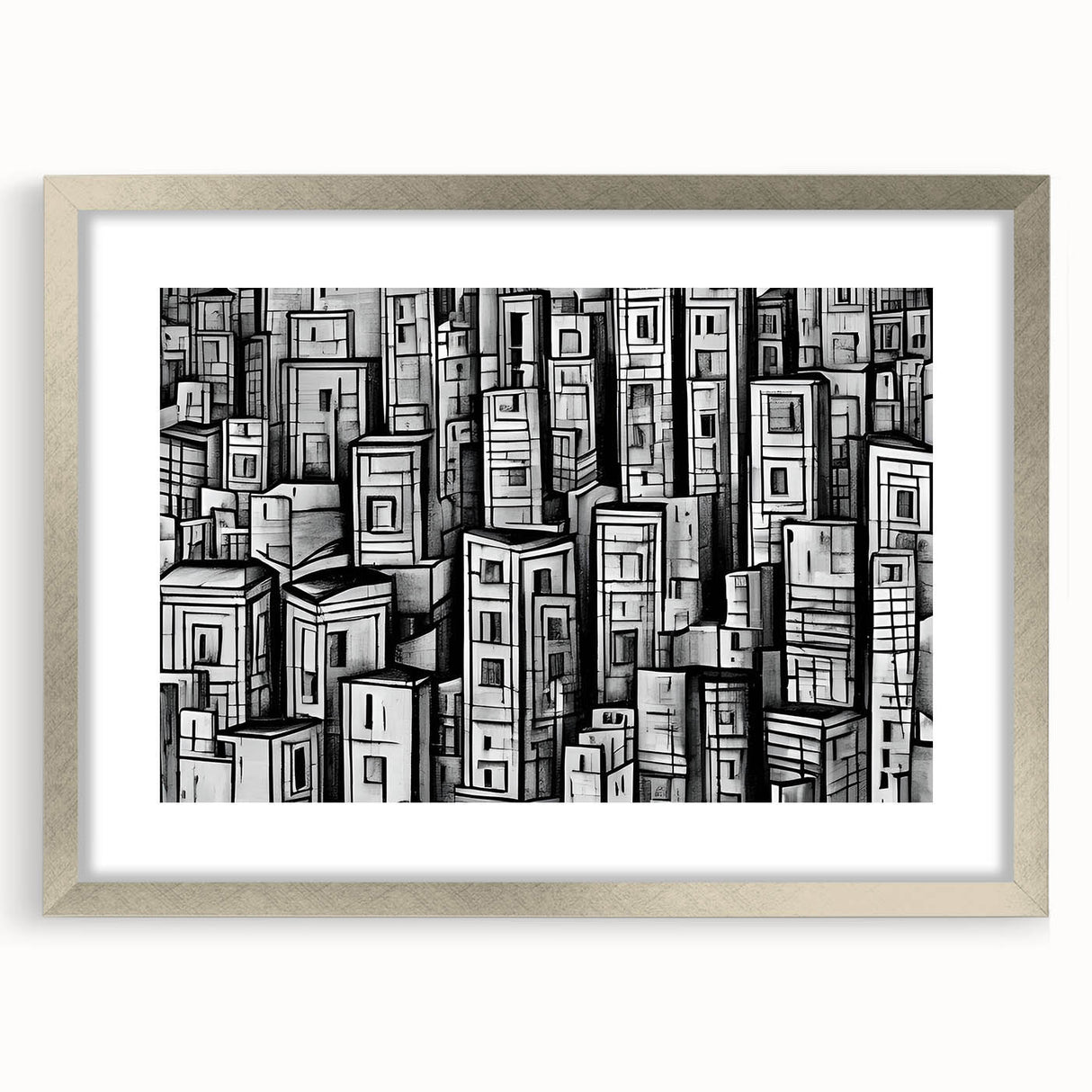 Textured abstract art print in muted earth tones on canvas, suitable for enhancing a bedroom's ambiance.