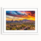 Abstract art print featuring swirling blue and white patterns on canvas, suitable for dining room or bedroom decor.