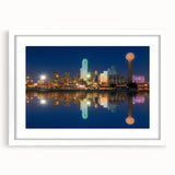 Abstract art print featuring swirling blues and greens on a canvas, suitable for enhancing a modern dining room ambiance.