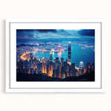 Abstract art print featuring swirling blue and gray tones on canvas, suited for modern bedroom or dining room decor.