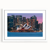 Abstract art print featuring swirling blues and greens on canvas, ideal for modern dining room decor.