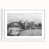 Abstract art print featuring swirling patterns in vibrant orange and blue tones on canvas, ideal for dining room decor.