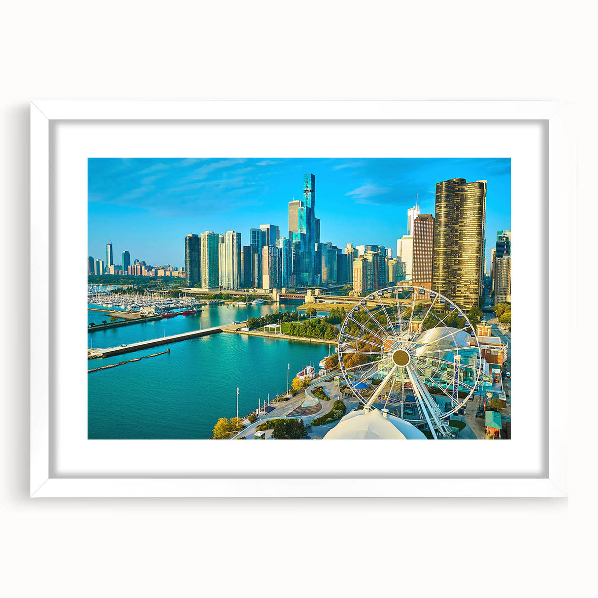 Abstract art print featuring swirling blue and green tones on canvas, suitable for bedroom or dining room decor.