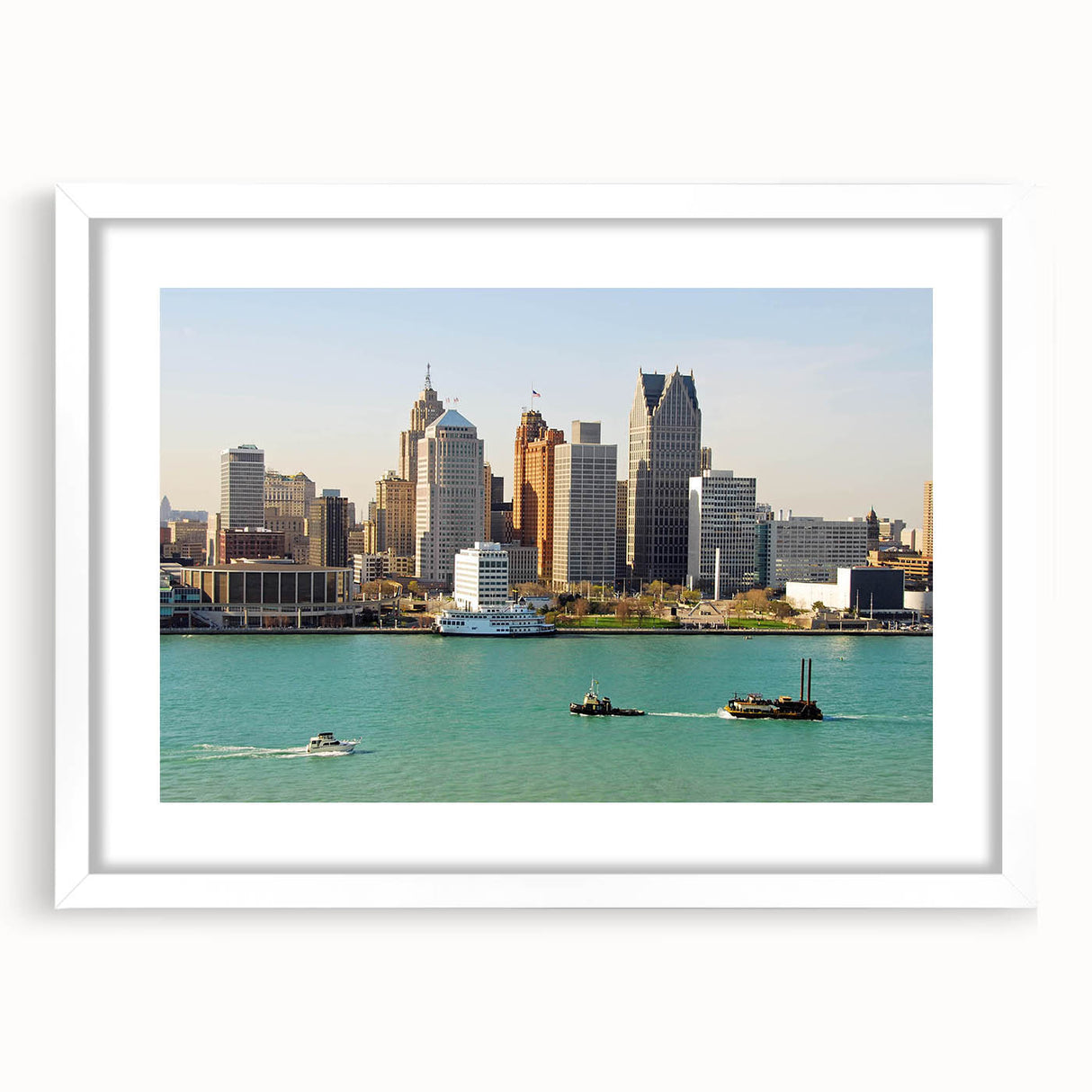 Abstract art print featuring swirling blue and white patterns on canvas, suitable for modern dining room decor.