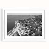 Abstract art print featuring swirling blue and gray tones on canvas, suitable for bedroom or dining room decor.